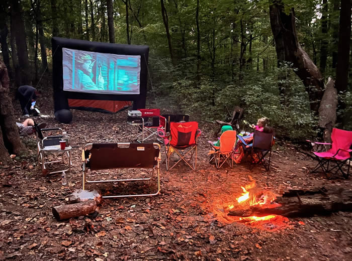 Campground fire Norris Lake