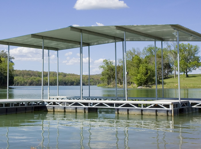 Standard Boat Dock with Aluminum Framing Norris Lake