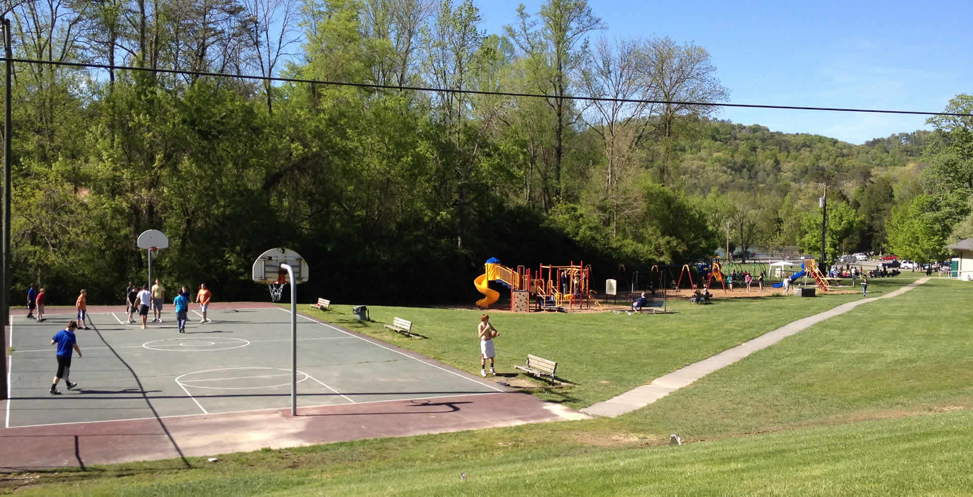 Playground at Big Ridge State Park
