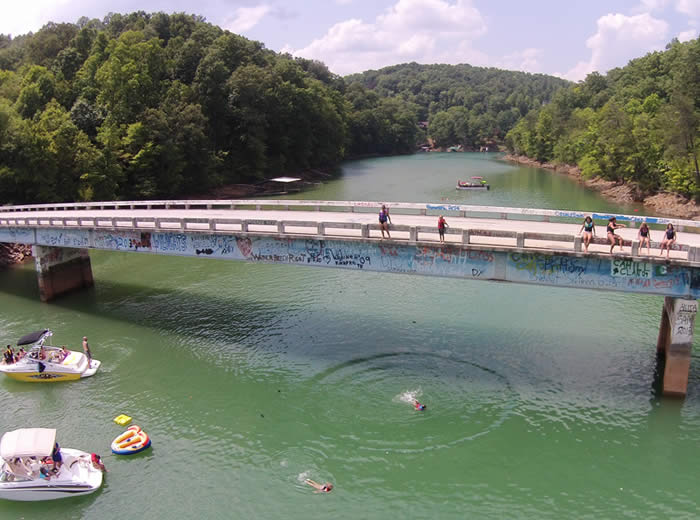 Cedar Creek Jumping Bridge Splash Jump